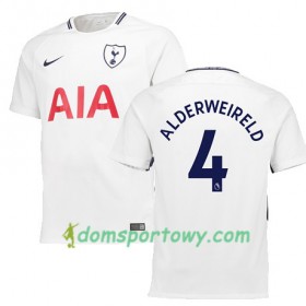 Koszulka Tottenham Hotspur ALDERWEIRELD 4 Domowe Koszulki Piłkarskie 2017-2018 Krótki Rękaw