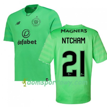 Koszulka Celtic FC OLIVIER NTCHAM Trzeci Koszulki Piłkarskie 2017-2018 Krótki Rękaw