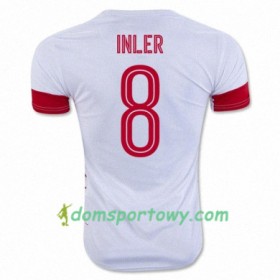 Koszulka Szwajcaria GOKHAN INLER Wyjazdowe Koszulki Piłkarskie Euro 2016