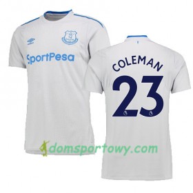 Koszulka Everton COLEMAN Wyjazdowe Koszulki Piłkarskie 2017-2018 Krótki Rękaw