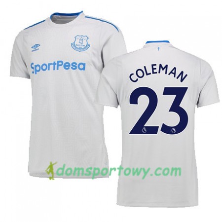 Koszulka Everton COLEMAN Wyjazdowe Koszulki Piłkarskie 2017-2018 Krótki Rękaw