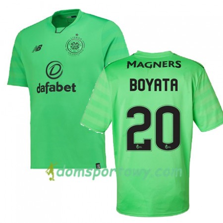 Koszulka Celtic FC DEDRYCK BOYATA Trzeci Koszulki Piłkarskie 2017-2018 Krótki Rękaw