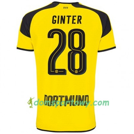 Koszulka Borussia Dortmund GInter Mediolan 28 Trzeci Koszulki Piłkarskie 2017-2018 Krótki Rękaw