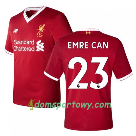 Koszulka Liverpool EMRE CAN 23 Domowe Koszulki Piłkarskie 2017-2018 Krótki Rękaw