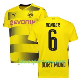 Koszulka Borussia Dortmund BENDER 6 Domowe Koszulki Piłkarskie 2017-2018 Krótki Rękaw