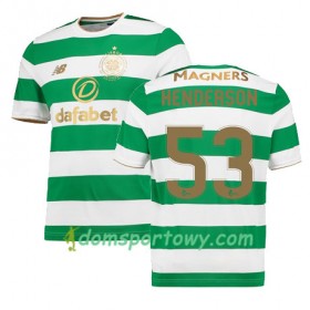 Koszulka Celtic FC LIAM HENDERSON Domowe Koszulki Piłkarskie 2017-2018 Krótki Rękaw