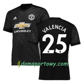Koszulka Manchester United VALENCIA 25 Wyjazdowe Koszulki Piłkarskie 2017-2018 Krótki Rękaw