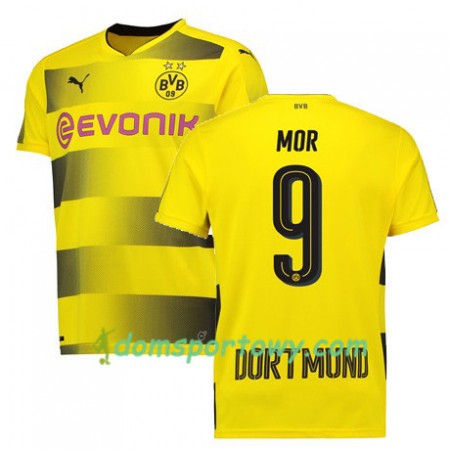 Koszulka Borussia Dortmund MOR 9 Domowe Koszulki Piłkarskie 2017-2018 Krótki Rękaw