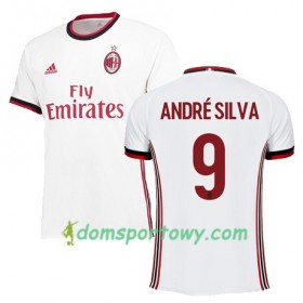 Koszulka AC Milan ANDR SILVA 9 Wyjazdowe Koszulki Piłkarskie 2017-2018 Krótki Rękaw