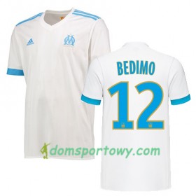 Koszulka Olympique Marsylia HENRI BEDIMO 12 Domowe Koszulki Piłkarskie 2017-2018 Krótki Rękaw