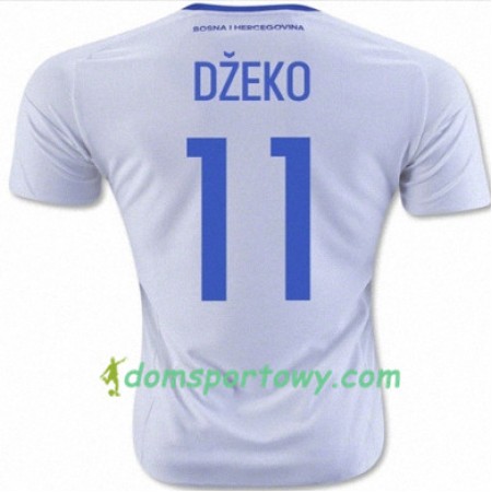 Koszulka Bośnia i Hercegowina DZEKO Wyjazdowe Koszulki Piłkarskie 2016/17 Krótki Rękaw