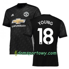 Koszulka Manchester United YOUNG 18 Wyjazdowe Koszulki Piłkarskie 2017-2018 Krótki Rękaw