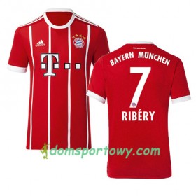 Koszulka Bayern Monachium RIBERY 7 Domowe Koszulki Piłkarskie 2017-2018 Krótki Rękaw