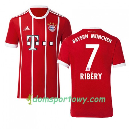 Koszulka Bayern Monachium RIBERY 7 Domowe Koszulki Piłkarskie 2017-2018 Krótki Rękaw