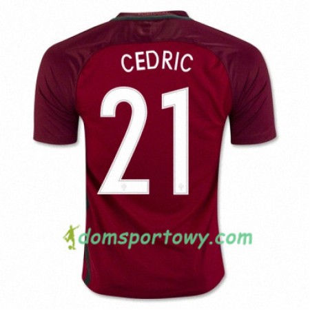 Koszulka Portugalia CEDRIC SOARES Domowe Koszulki Piłkarskie Euro 2016