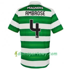 Koszulka Celtic FC EFE AMBROSE Domowe Koszulki Piłkarskie 2017-2018 Krótki Rękaw