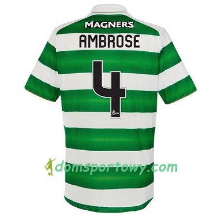Koszulka Celtic FC EFE AMBROSE Domowe Koszulki Piłkarskie 2017-2018 Krótki Rękaw