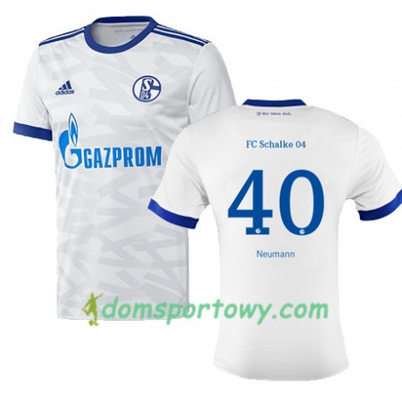 Koszulka FC Schalke 04 Neumann 40 Wyjazdowe Koszulki Piłkarskie 2017-2018 Krótki Rękaw