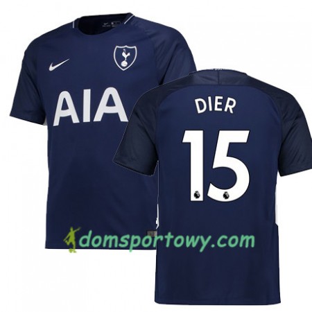Koszulka Tottenham Hotspur DIER 15 Wyjazdowe Koszulki Piłkarskie 2017-2018 Krótki Rękaw