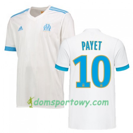 Koszulka Olympique Marsylia Dimitri Payet 10 Domowe Koszulki Piłkarskie 2017-2018 Krótki Rękaw