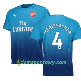Koszulka Arsenal MERTESACKER 4 Wyjazdowe Koszulki Piłkarskie 2017-2018 Krótki Rękaw