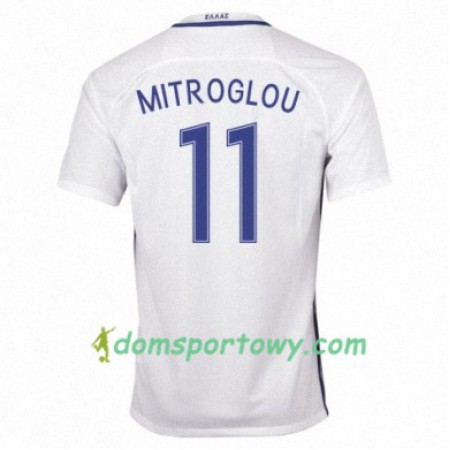 Koszulka Grecja KOSTAS MITROGLOU Domowe Koszulki Piłkarskie 2016/17 Krótki Rękaw