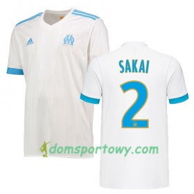 Koszulka Olympique Marsylia HIROKI SAKAI 2 Domowe Koszulki Piłkarskie 2017-2018 Krótki Rękaw