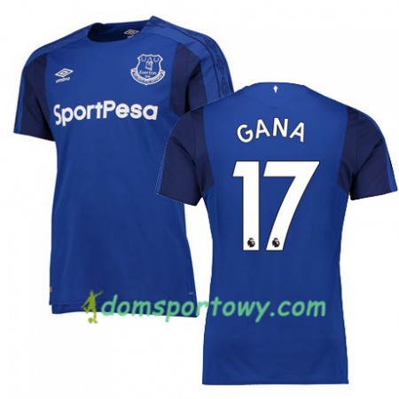 Koszulka Everton GANA Domowe Koszulki Piłkarskie 2017-2018 Krótki Rękaw