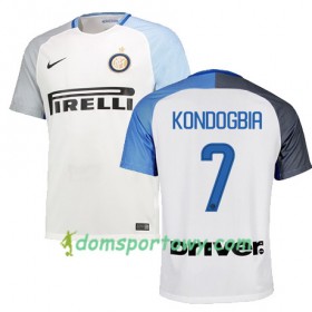 Koszulka Inter Mediolan KONDOGBIA 7 Wyjazdowe Koszulki Piłkarskie 2017-2018 Krótki Rękaw