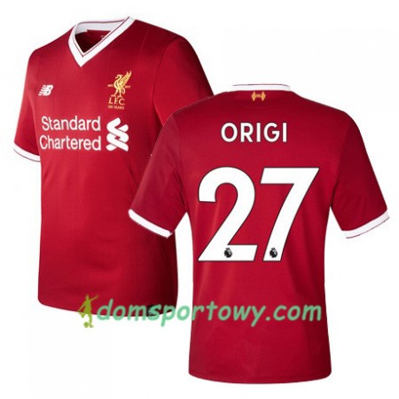 Koszulka Liverpool ORIGI 27 Domowe Koszulki Piłkarskie 2017-2018 Krótki Rękaw