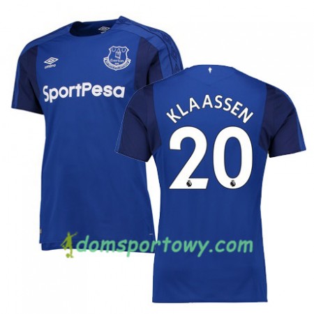 Koszulka Everton KLAASSEN Domowe Koszulki Piłkarskie 2017-2018 Krótki Rękaw