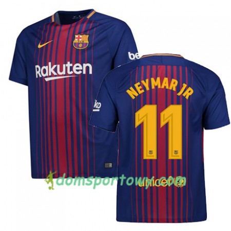 Koszulka FC Barcelona NEYMAR JR 11 Domowe Koszulki Piłkarskie 2017-2018 Krótki Rękaw