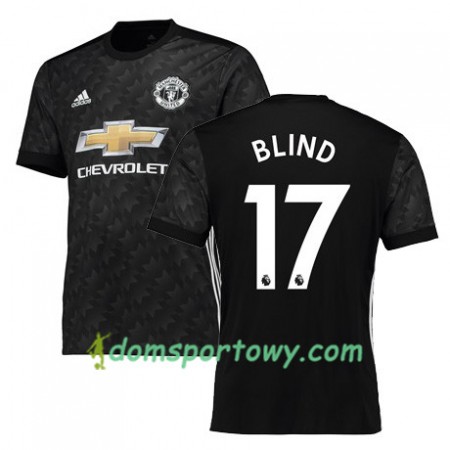 Koszulka Manchester United BLIND 17 Wyjazdowe Koszulki Piłkarskie 2017-2018 Krótki Rękaw