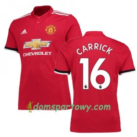 Koszulka Manchester United CARRICK 16 Domowe Koszulki Piłkarskie 2017-2018 Krótki Rękaw