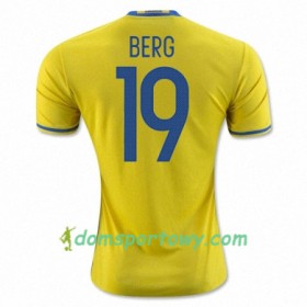 Koszulka Szwecja MARCUS BERG Domowe Koszulki Piłkarskie Euro 2016
