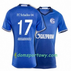 Koszulka FC Schalke 04 STAMBOULI 17 Domowe Koszulki Piłkarskie 2017-2018 Krótki Rękaw