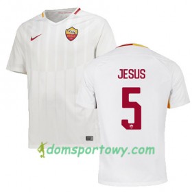 Koszulka AS Roma JESUS 5 Wyjazdowe Koszulki Piłkarskie 2017-2018 Krótki Rękaw