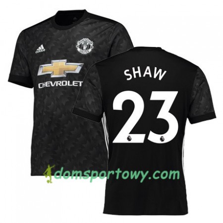 Koszulka Manchester United SHAW 23 Wyjazdowe Koszulki Piłkarskie 2017-2018 Krótki Rękaw