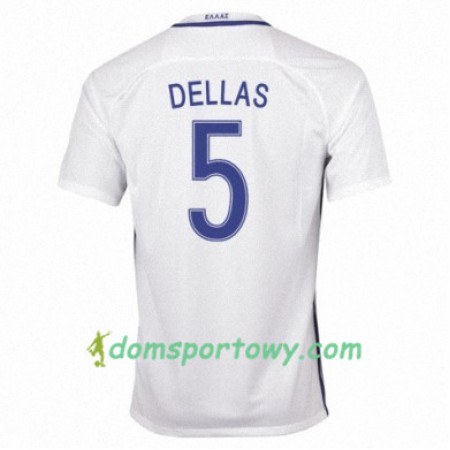 Koszulka Grecja TRAIANOS DELLAS Domowe Koszulki Piłkarskie 2016/17 Krótki Rękaw