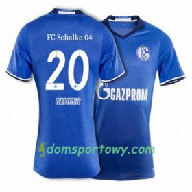 Koszulka FC Schalke 04 KEHRER 20 Domowe Koszulki Piłkarskie 2017-2018 Krótki Rękaw