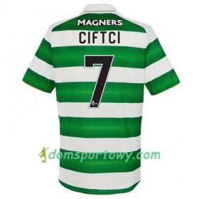Koszulka Celtic FC NADIR CIFTCI Domowe Koszulki Piłkarskie 2017-2018 Krótki Rękaw