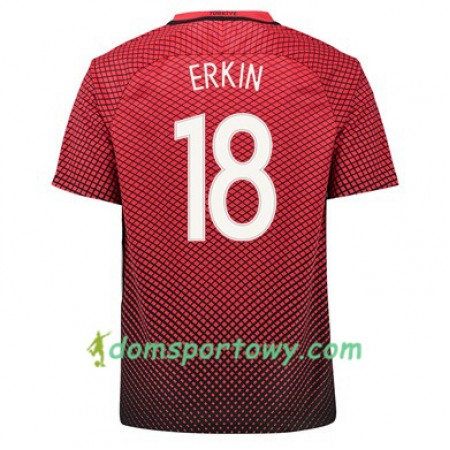 Koszulka Turcja CANER ERKIN Domowe Koszulki Piłkarskie Euro 2016