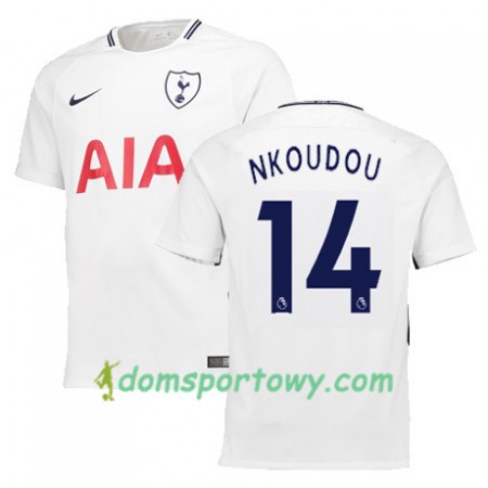 Koszulka Tottenham Hotspur NKoudou 14 Domowe Koszulki Piłkarskie 2017-2018 Krótki Rękaw