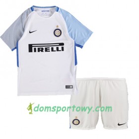 Koszulka Inter Mediolan Dziecięcy Wyjazdowe Koszulki Piłkarskie 2017-2018 Krótki Rękaw