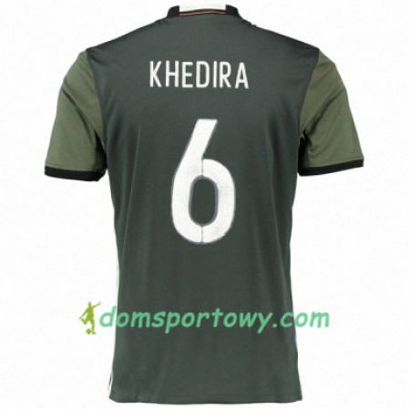 Koszulka Niemcy SAMI KHEDIRA Wyjazdowe Koszulki Piłkarskie Euro 2016