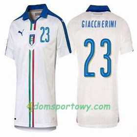 Koszulka Włochy EMANUELE GIACCHERINI Wyjazdowe Koszulki Piłkarskie Euro 2016