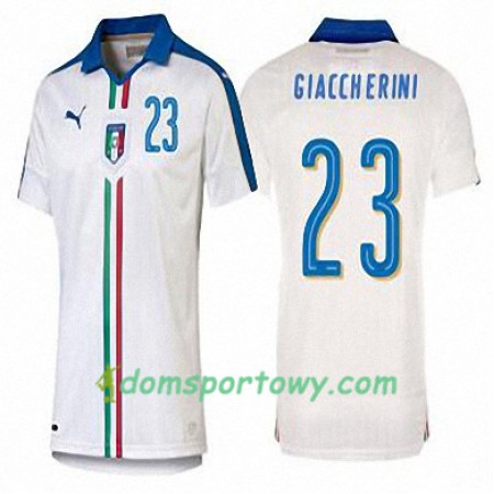 Koszulka Włochy EMANUELE GIACCHERINI Wyjazdowe Koszulki Piłkarskie Euro 2016