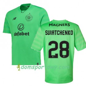 Koszulka Celtic FC ERIK SVIATCHENKO Trzeci Koszulki Piłkarskie 2017-2018 Krótki Rękaw