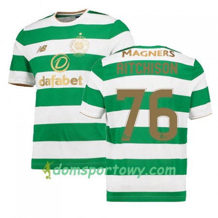 Koszulka Celtic FC Jack Aitchison Domowe Koszulki Piłkarskie 2017-2018 Krótki Rękaw