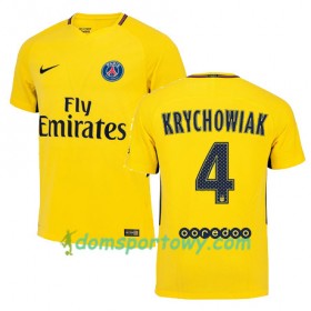 Koszulka Paris SG GRZEGORZ KRYCHOWIAK 4 Wyjazdowe Koszulki Piłkarskie 2017-2018 Krótki Rękaw